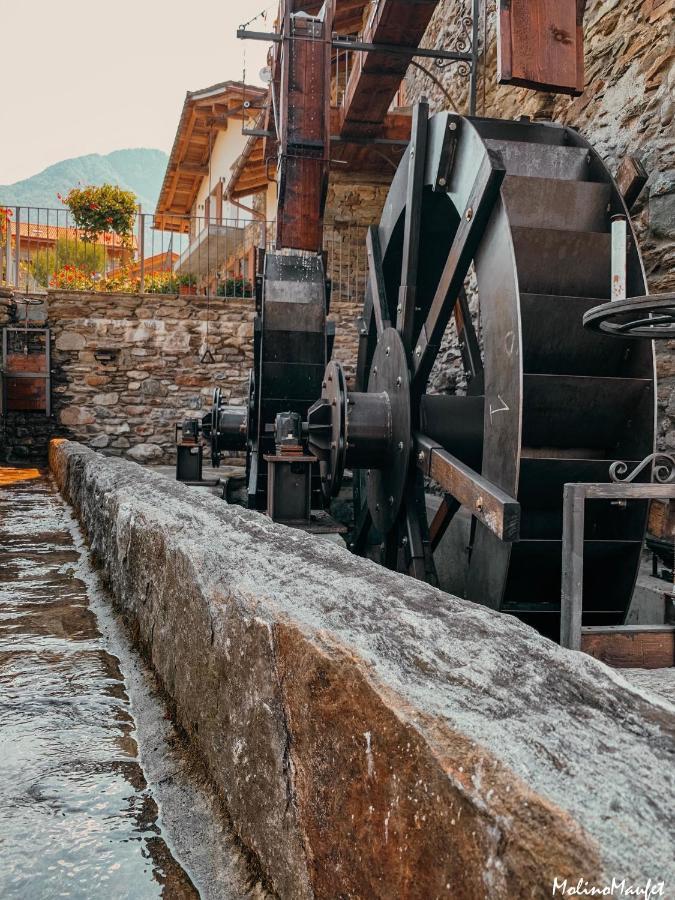La Roggia - Lake Como Heritage Home In Molino Maufet Watermill - Patio On The Garden คอลีโก ภายนอก รูปภาพ